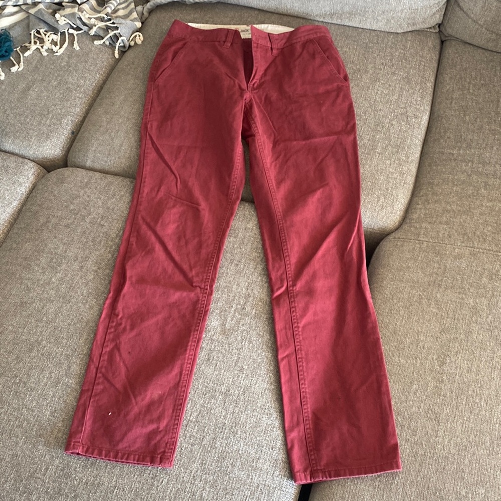 Men’s red pants size 30/32